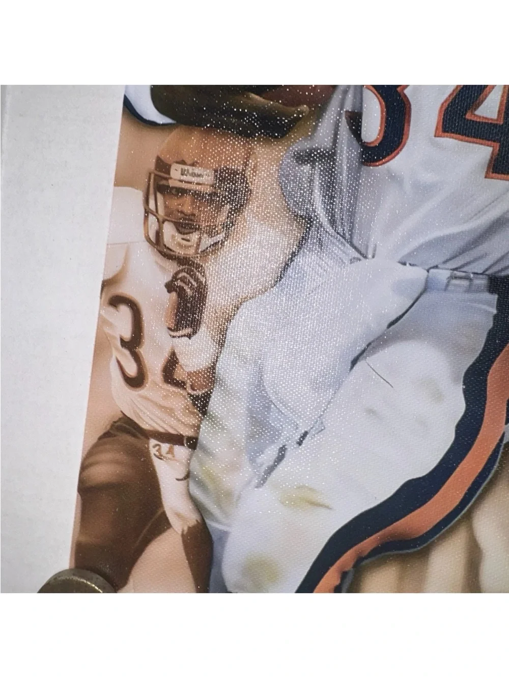 Walter Payton Sweetness Chicago Bears Canvas Wall Art Poster By Rob Jackson 8x12